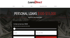 Desktop Screenshot of loansdirectonline.com