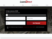 Tablet Screenshot of loansdirectonline.com